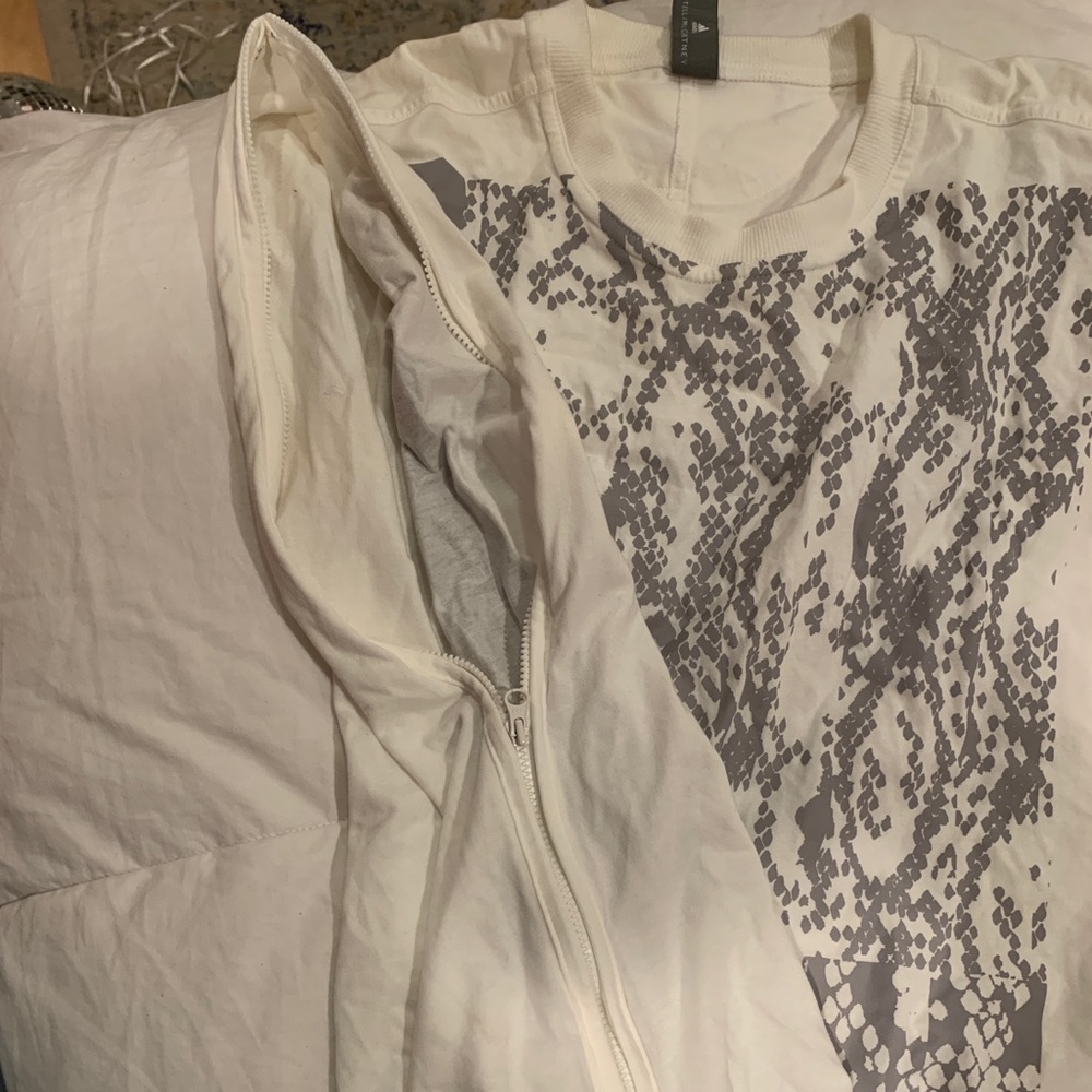Stella McCartney x Adidas Zipper Side workout top